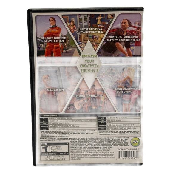 The Sims 3 PC Game - Preowned in Original Case, Very Good Condition CIB - Picture 2 of 5